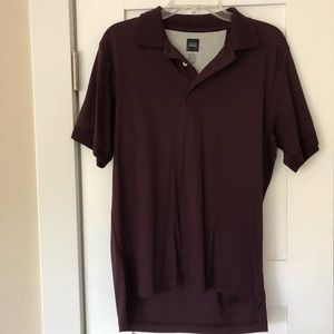 NWOT Maroon men’s short sleeve polo shirt